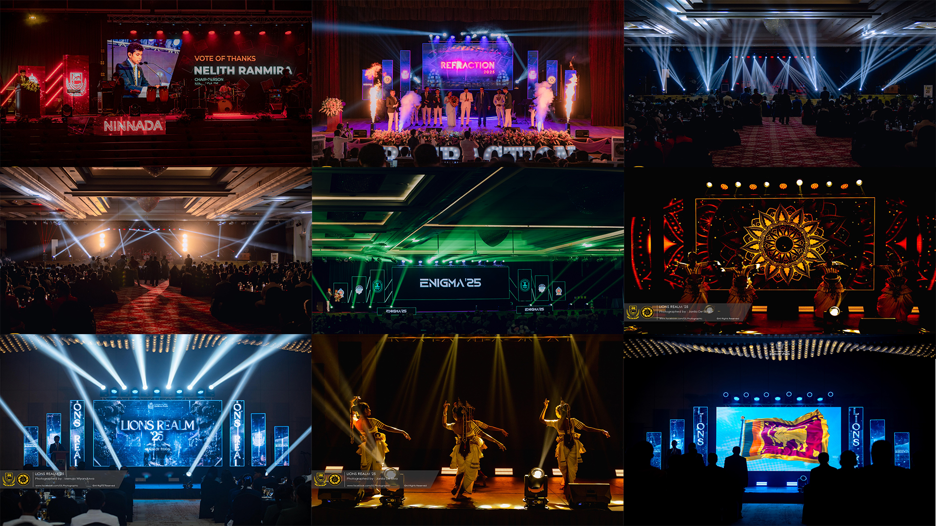 B2 Entertainments LED wall and lighting rig on stage
